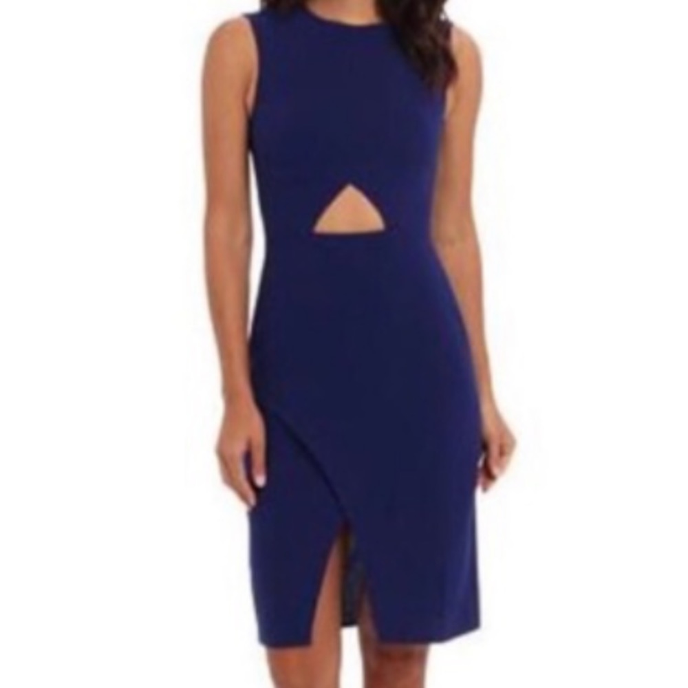 NWT! BCBG MaxAzria ANNABEL Cutout Waist Cocktail Dress ~ Size 10